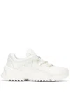 Ferragamo Panelled Chunky Sneakers In White