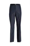 Ferragamo Cotton Denim Pants With Belt Loops And Elastic Insert In 005