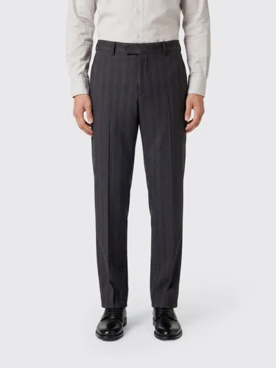 Ferragamo Pants Men Color Blue In Black