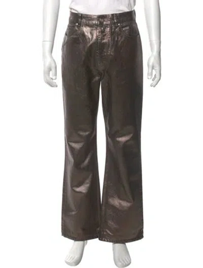 Pre-owned Ferragamo Pants In Neutral