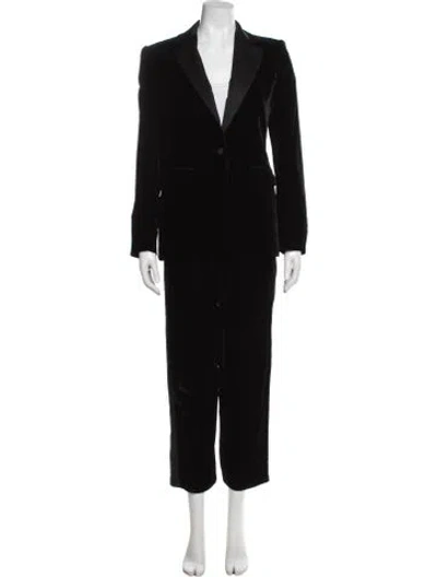 Pre-owned Ferragamo Pantsuit In Black