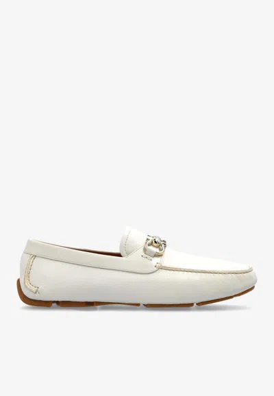 Ferragamo Parigi Gancini Leather Loafers