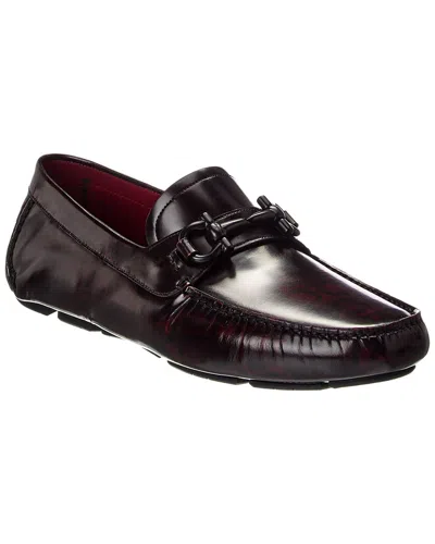 Ferragamo Parigi New Leather Loafer In Burgundy