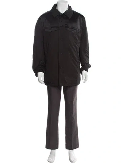 Pre-owned Ferragamo Parka In Black