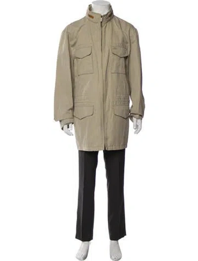 Pre-owned Ferragamo Parka In Neutral