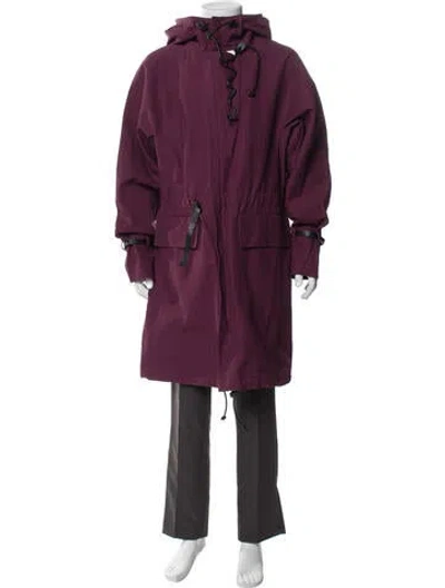 Pre-owned Ferragamo Parka In Purple