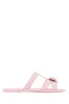 Ferragamo Lilou New Vara Plate Flat Sandals