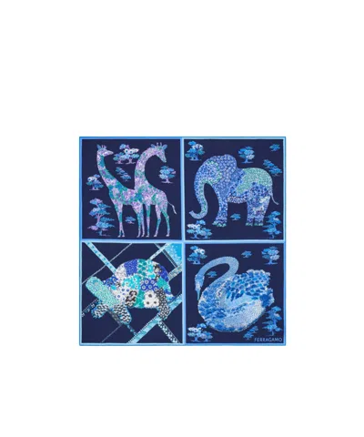 FERRAGAMO PATCHWORK SCARF