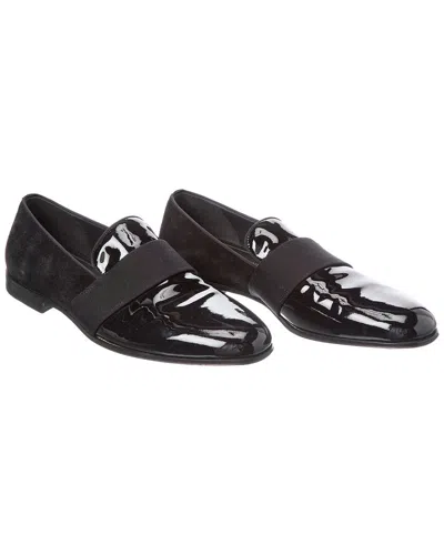 FERRAGAMO FERRAGAMO PATENT & SUEDE LOAFER (AUTHENTIC PRE-LOVED)