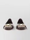 Ferragamo Patent Flat Sole Ballerina Round Toe