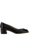 Ferragamo Mara Leather Pumps Block Heel