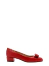 Ferragamo Vara Bow-detail Leather Pumps