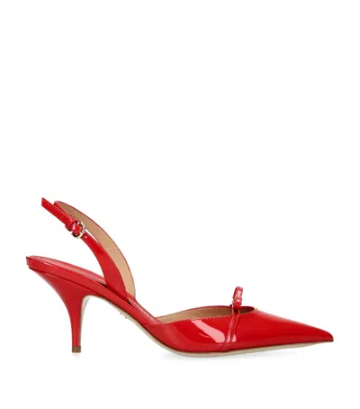 FERRAGAMO PATENT LEATHER GYLLA SLINGBACK PUMPS 70