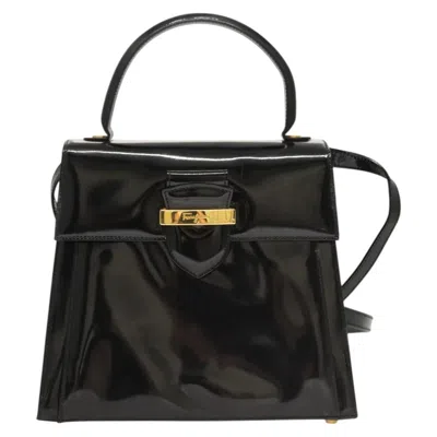 Pre-owned Ferragamo Patent Leather Handbag ()