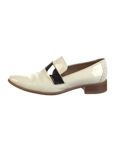 Pre-owned Ferragamo Patent Leather Loafers In Multi