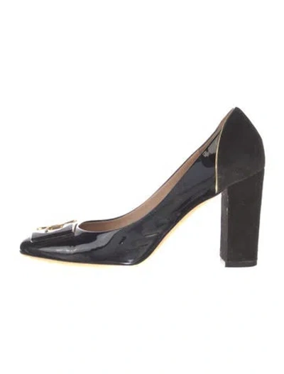Pre-owned Ferragamo Patent Leather Pumps In Multi
