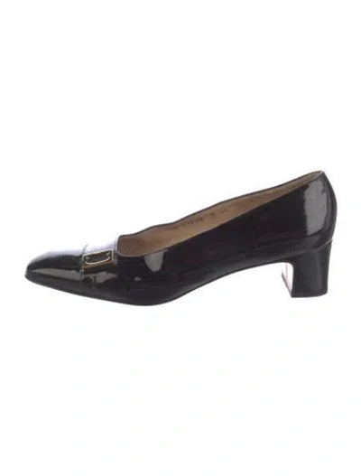 Pre-owned Ferragamo Patent Leather Pumps In Multi