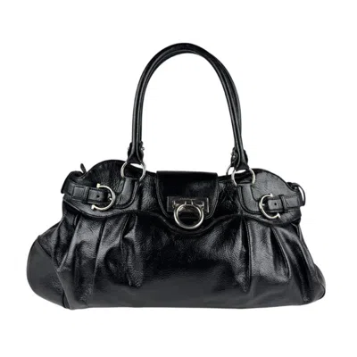 Pre-owned Ferragamo Patent Leather Shoulder Bag ()