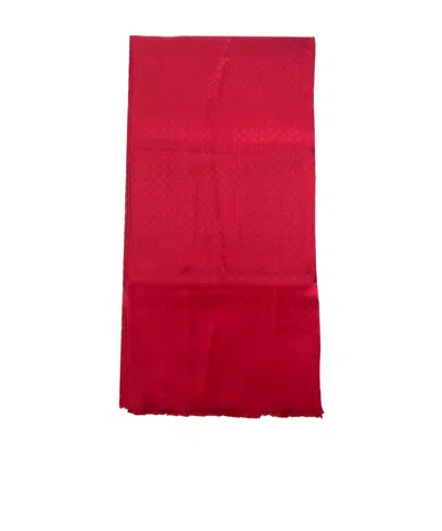 Ferragamo Pattern Scarf In Red