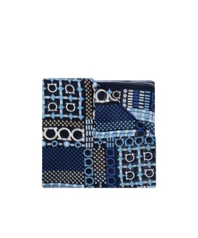 FERRAGAMO PATTERN SILK SCARF