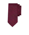 Ferragamo Pattern Tie In Red