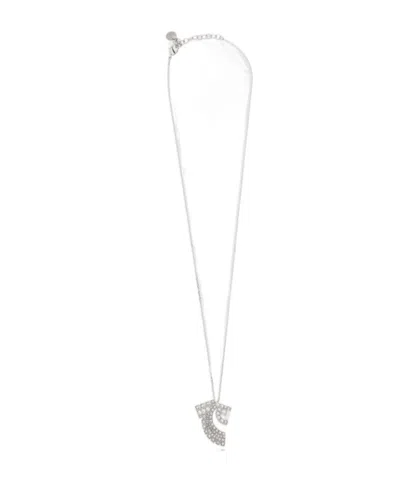 Ferragamo Patterned Necklace In Orange