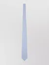 Ferragamo Patterned Silk Tie Slim Silhouette In Blue