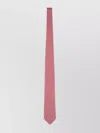Ferragamo Patterned Slim Width Neckwear In Pink