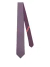 Ferragamo Patterned Tie In Purple
