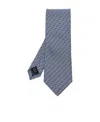 Ferragamo Patterned Tie In Blue