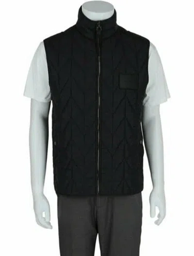 Pre-owned Ferragamo Patterned Vest W/ Tags In Blue