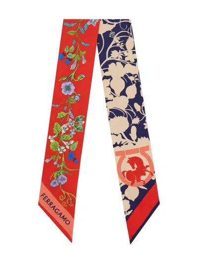 Ferragamo Pegasus Print Bandeau In Multi