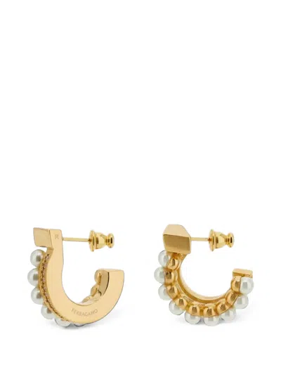 Ferragamo Pendant Earrings In Multi
