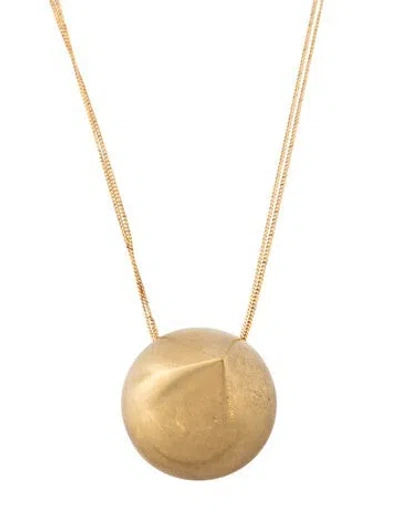 Pre-owned Ferragamo Pendant Necklace, 27.5" In Multicolor