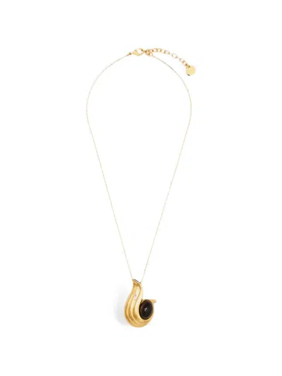 Ferragamo Pendant Necklace In Gold