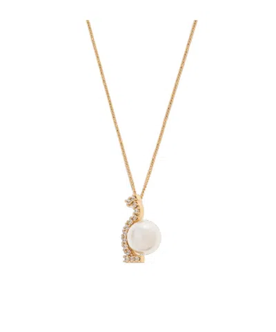 Ferragamo Pendant Necklace In Yellow