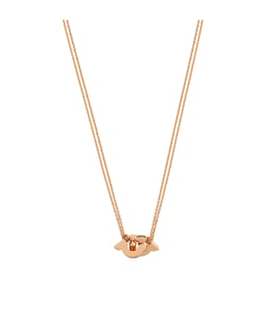 Ferragamo Pendant Necklace In Yellow