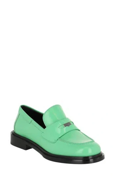 Ferragamo Penny Loafer In Green