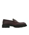 Ferragamo Saddle-strap Penny Loafers In Brown