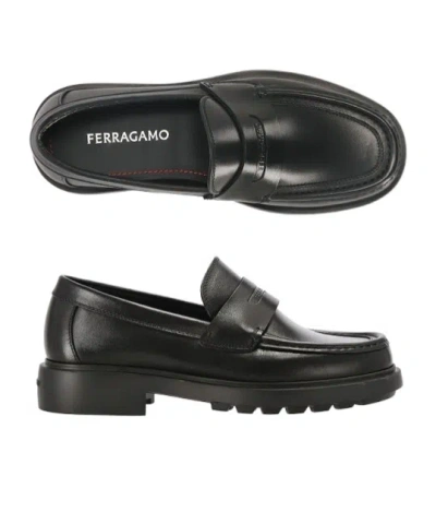 FERRAGAMO PENNY LOAFER WITH SIGNATURE