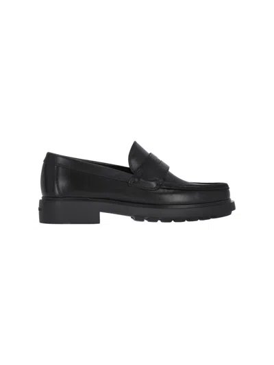 FERRAGAMO PENNY" LOAFERS - BLACK
