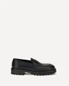Ferragamo Saddle-strap Penny Loafers In Black