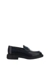Ferragamo Mocassins With Lettering In Black