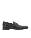 Ferragamo Penny Loafers In Black