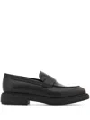 Ferragamo Caligola Loafers In Leather In Black
