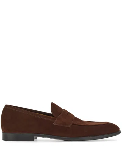 Ferragamo Men's "dupont" Loafers In Cocoabrown