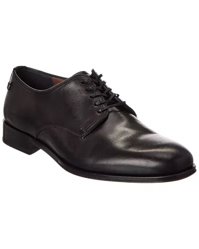 Ferragamo Pershore Leather Oxford In Black