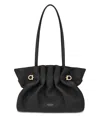 Ferragamo Piercing Shoulder Bag In Black