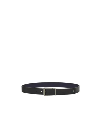 Ferragamo Pin Buckle Belt In Black