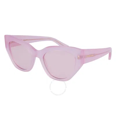 Ferragamo Pink Cat Eye Ladies Sunglasses Sf1107s 663 55